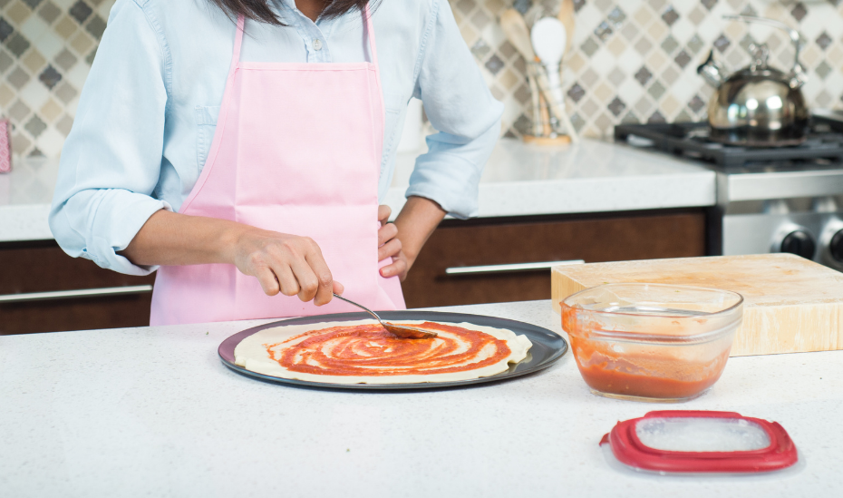 Receta: Pizza en Masa de Avena